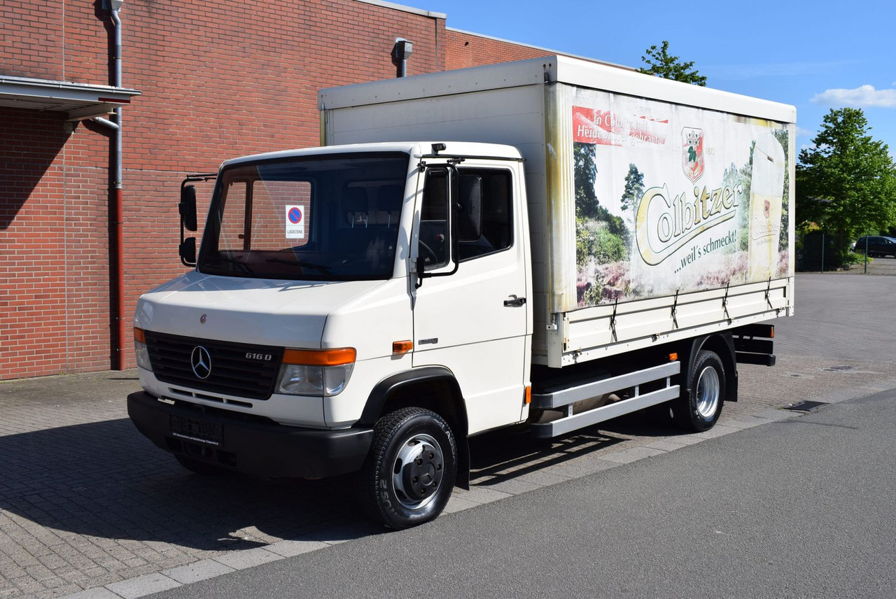 Mercedes-Benz Vario Vario 616 D GetränkeNutzlast 2450KG - Ponyvás kisteherautó: 2 kép. Mercedes-Benz Vario Vario 616 D GetränkeNutzlast 2450KG - Ponyvás kisteherautó: 2 kép.