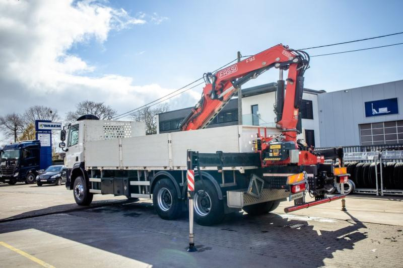 Platós teherautó, Darus autó DAF CF 450-6X4+FASSI18T/M(3EXT)-78500KM: 6 kép.