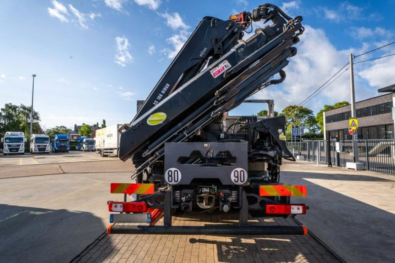 Renault K 380+HIAB 16T/m ( 4 Ext.) - Platós teherautó, Darus autó: 5 kép. Renault K 380+HIAB 16T/m ( 4 Ext.) - Platós teherautó, Darus autó: 5 kép.