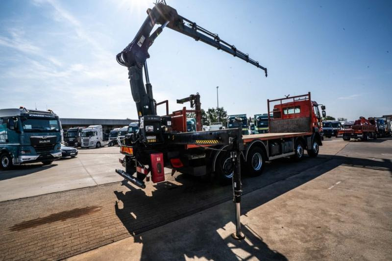 Renault KERAX 430 DXI+ HIAB 16 T/m + 5 EXT - Platós teherautó, Darus autó: 4 kép. Renault KERAX 430 DXI+ HIAB 16 T/m + 5 EXT - Platós teherautó, Darus autó: 4 kép.