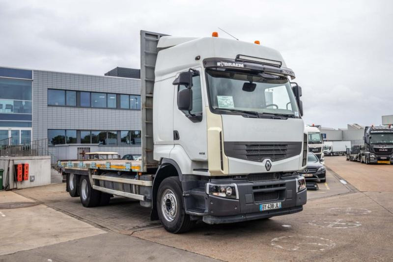 Renault LANDER 460 DXI-6x2+10 pneus/tires+INTARDER - Platós teherautó: 2 kép. Renault LANDER 460 DXI-6x2+10 pneus/tires+INTARDER - Platós teherautó: 2 kép.