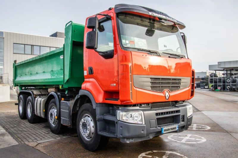 Renault LANDER-KERAX 430 DXI+BIBENNE - Billenőplatós teherautó: 2 kép. Renault LANDER-KERAX 430 DXI+BIBENNE - Billenőplatós teherautó: 2 kép.