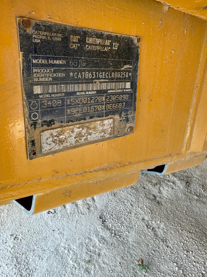 Szkréper 2003 CAT 631G: 9 kép. Szkréper 2003 CAT 631G: 9 kép.