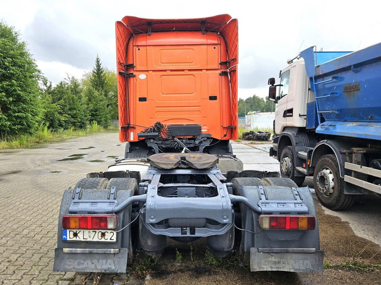 Scania 124L420, Retarder, Airco, manual gearbox, PDE - Nyergesvontató: 5 kép. Scania 124L420, Retarder, Airco, manual gearbox, PDE - Nyergesvontató: 5 kép.
