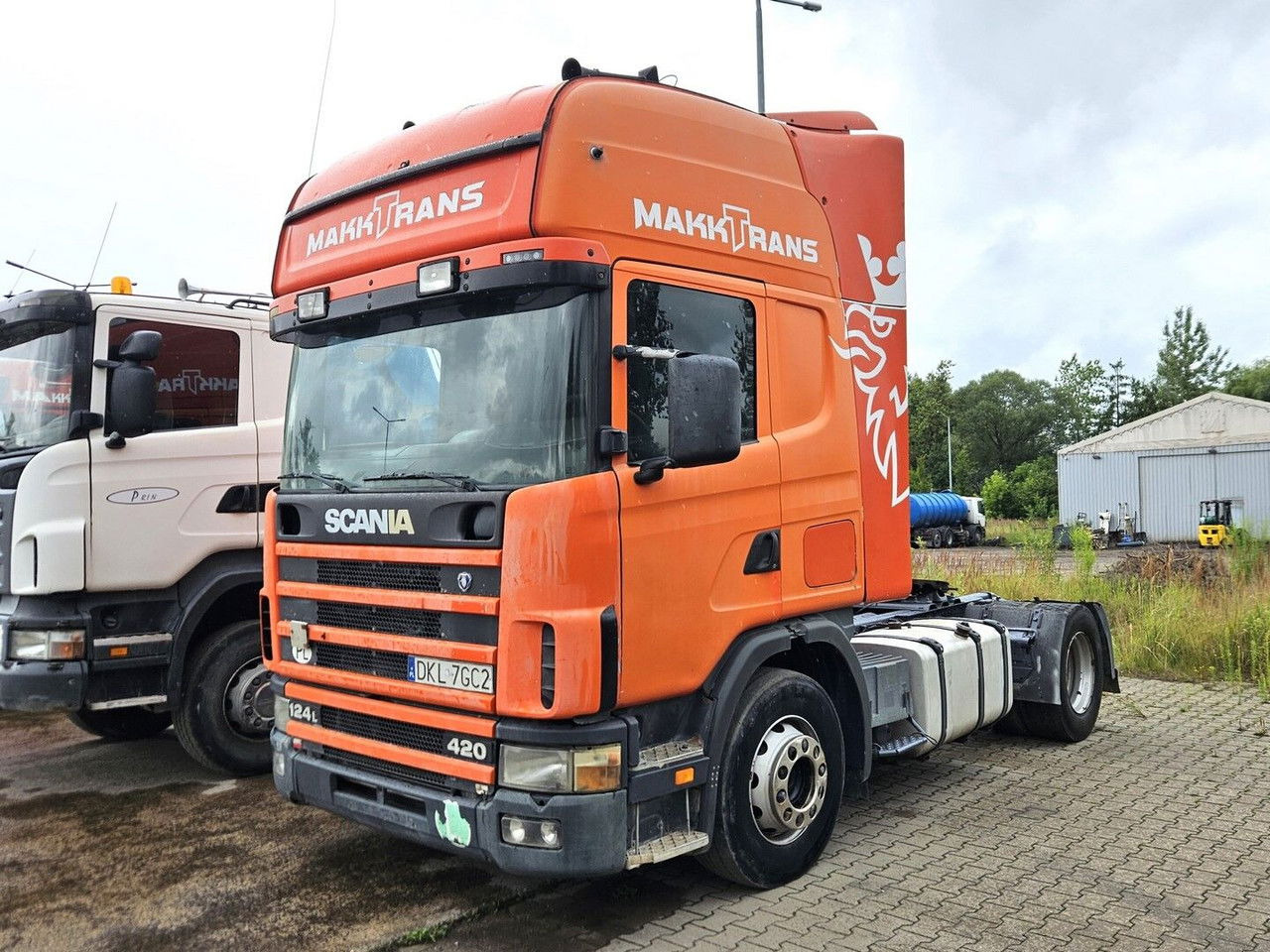 Scania 124L420, Retarder, Airco, manual gearbox, PDE - Nyergesvontató: 1 kép. Scania 124L420, Retarder, Airco, manual gearbox, PDE - Nyergesvontató: 1 kép.