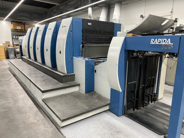 Ofszet nyomdagép KBA Rapida 105-5: 1 kép.