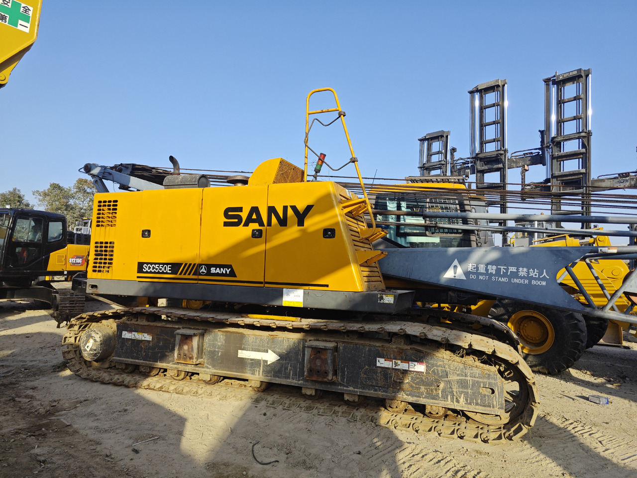 SANY SCC550E - Lánctalpas daru: 1 kép. SANY SCC550E - Lánctalpas daru: 1 kép.