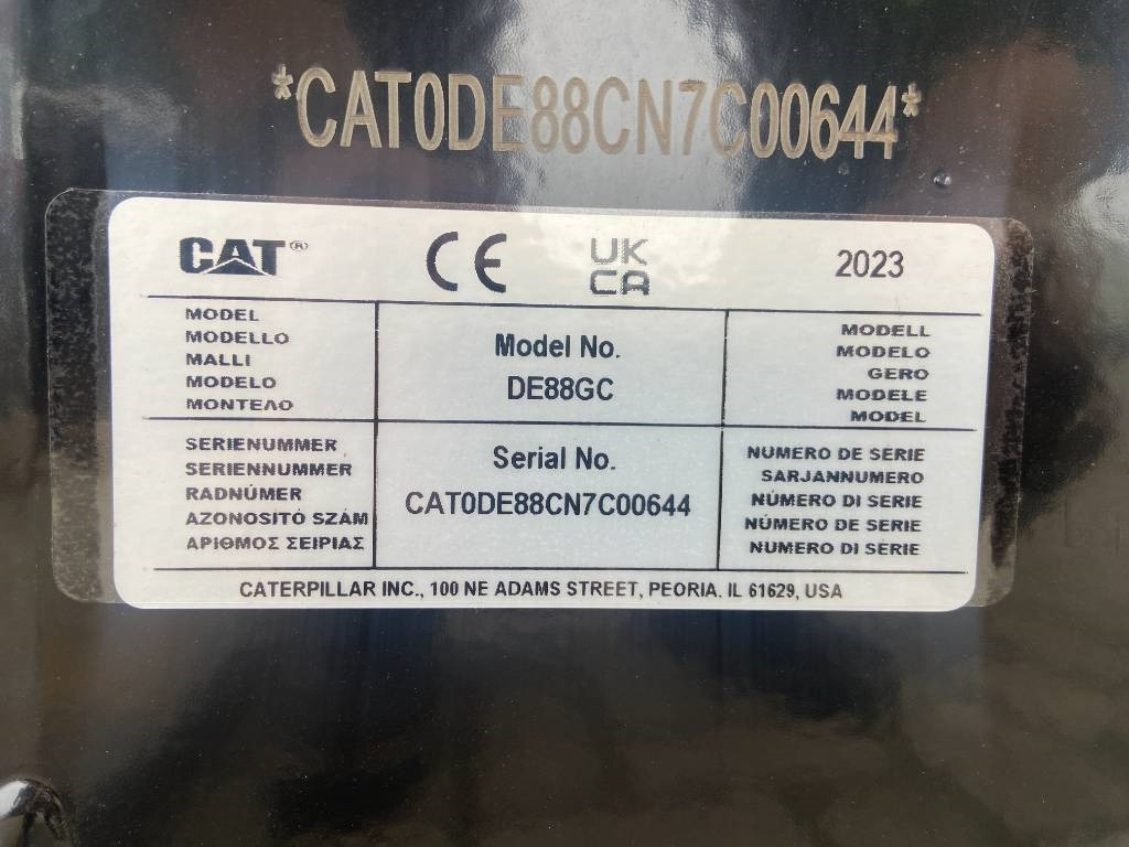 Új Áramfejlesztő CAT DE88GC - 88 kVA Stand-by Generator Set - DPX-18207: 23 kép.