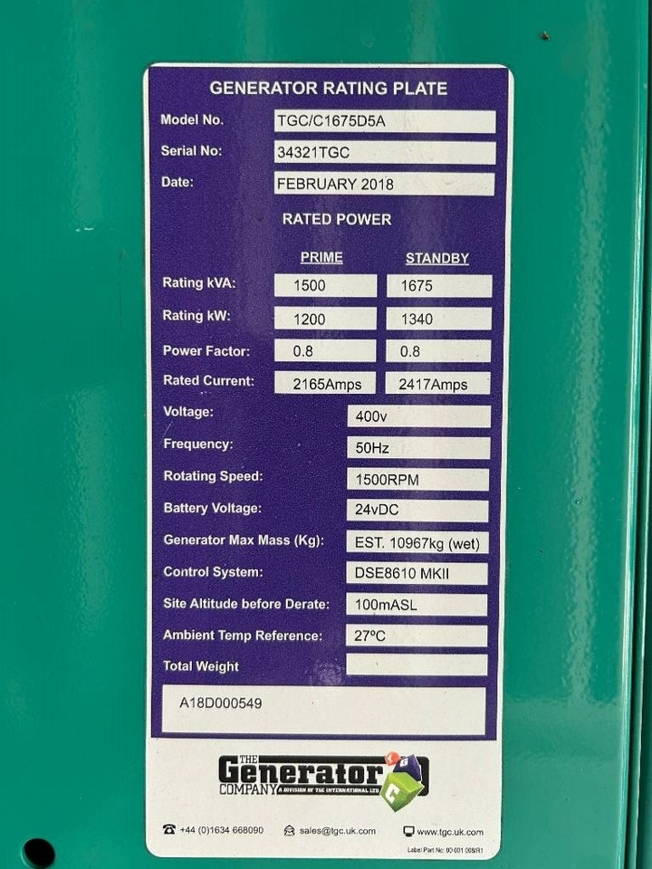 Cummins C1675D5A - 1.675 kVA Generator - DPX-12626 - Áramfejlesztő: 5 kép. Cummins C1675D5A - 1.675 kVA Generator - DPX-12626 - Áramfejlesztő: 5 kép.