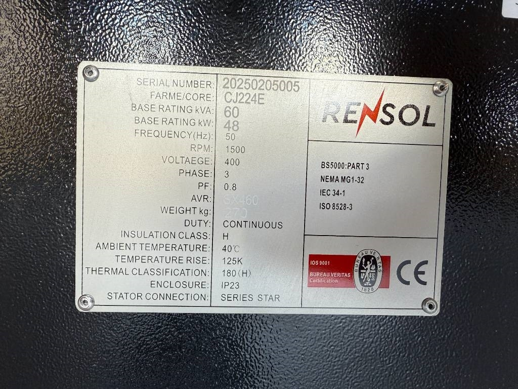 Új Áramfejlesztő DPX CJ224E - 60 kVA Alternator - DPX-33904: 7 kép.