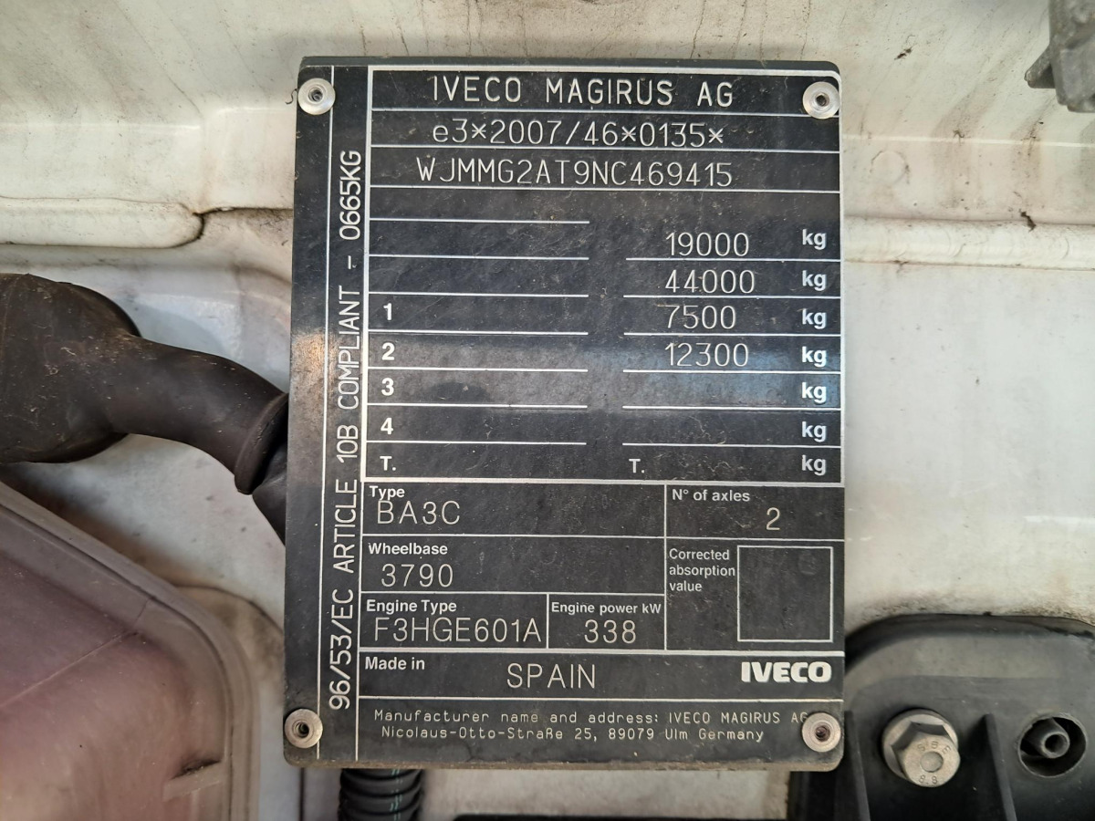 Nyergesvontató IVECO AS440ST/FP LT LNG CIĄGNIK SIODŁOWY: 12 kép.