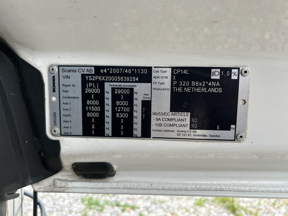 Szemetesautó SCANIA P 320 WYWÓZ ŚMIECI: 19 kép.