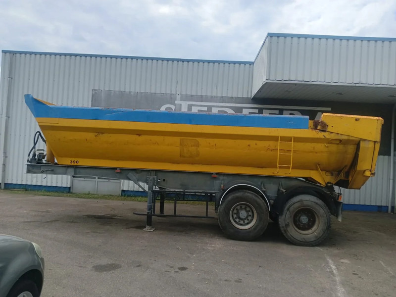 General Trailer 2 Axle Steel Tipper , Spring Suspension , Drum Brakes - Félpótkocsi billenőplatós: 2 kép. General Trailer 2 Axle Steel Tipper , Spring Suspension , Drum Brakes - Félpótkocsi billenőplatós: 2 kép.
