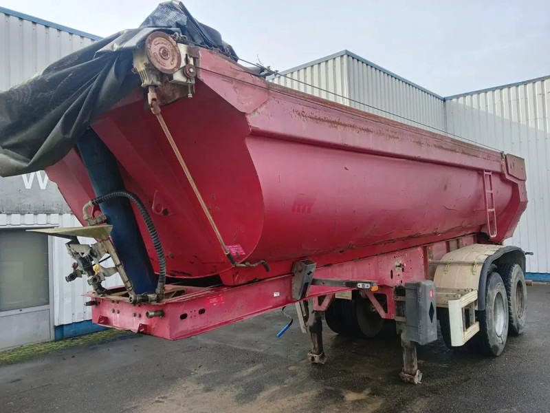 Kaiser 2 Axle , 8 Tyres , Steel tipper trailer - Félpótkocsi billenőplatós: 1 kép. Kaiser 2 Axle , 8 Tyres , Steel tipper trailer - Félpótkocsi billenőplatós: 1 kép.