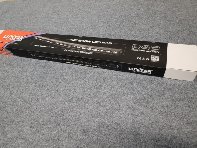 Alkatrész LUXTAR® Ledramp R42 240W Curved <105cm: 1 kép.