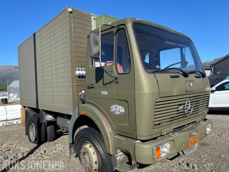 1980 Mercedes-Benz 1217 4X4 Allrad-Kipper Fahrgestell (AK/32) - Dobozos felépítményű teherautó: 3 kép. 1980 Mercedes-Benz 1217 4X4 Allrad-Kipper Fahrgestell (AK/32) - Dobozos felépítményű teherautó: 3 kép.