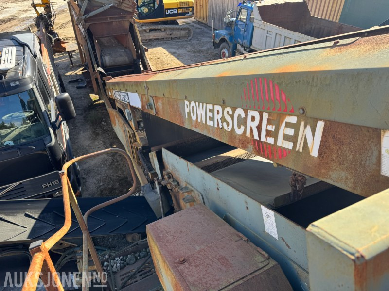 1988 Powerscreen T. Chieftain 1400 - Sikteverk - Osztályozó berendezés: 4 kép. 1988 Powerscreen T. Chieftain 1400 - Sikteverk - Osztályozó berendezés: 4 kép.