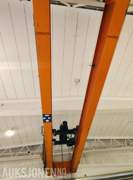 1997 Demag ZKKE Traverskran - Bredde 8500 mm - løftekapasitet 5 tonn - Daru: 3 kép. 1997 Demag ZKKE Traverskran - Bredde 8500 mm - løftekapasitet 5 tonn - Daru: 3 kép.