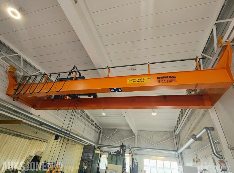 1997 Demag ZKKE Traverskran - Bredde 8500 mm - løftekapasitet 5 tonn - Daru: 2 kép. 1997 Demag ZKKE Traverskran - Bredde 8500 mm - løftekapasitet 5 tonn - Daru: 2 kép.