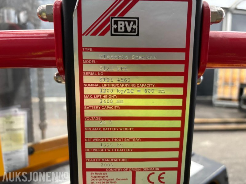 2000 BV S12i FFL Ledestabler - Építőipari berendezések: 3 kép. 2000 BV S12i FFL Ledestabler - Építőipari berendezések: 3 kép.