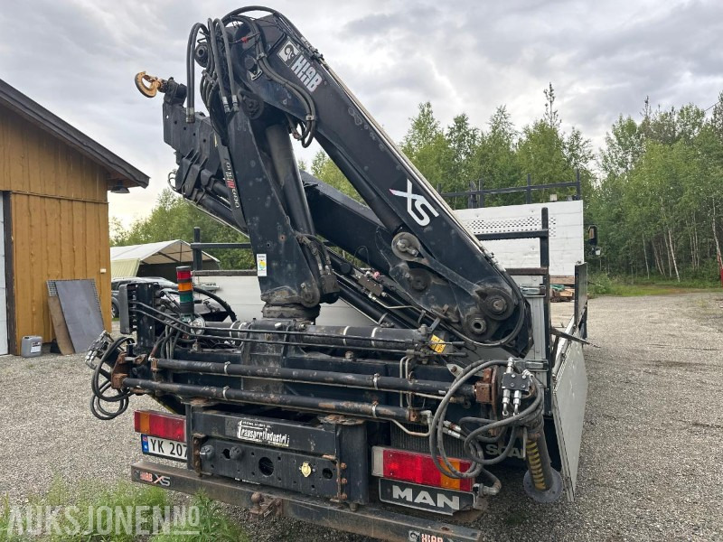2003 MAN 15.255LC kranbil med plan - HIAB XS 088 kran - Kun 197.000km - Darus autó: 5 kép. 2003 MAN 15.255LC kranbil med plan - HIAB XS 088 kran - Kun 197.000km - Darus autó: 5 kép.