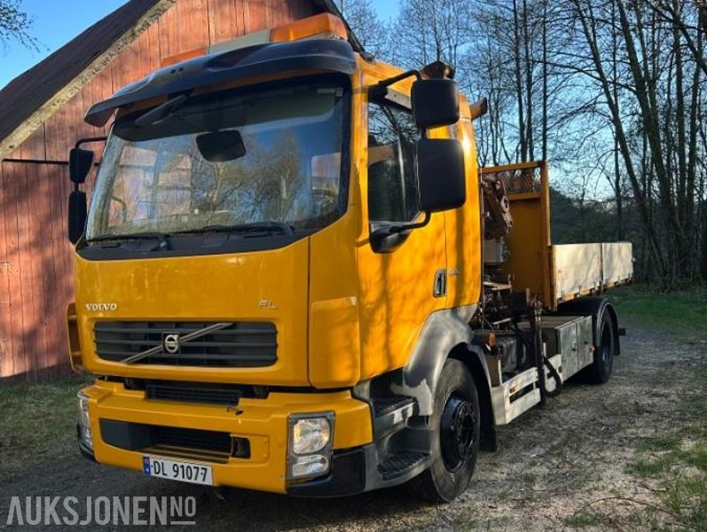 2008 Volvo FL-240 Kranbil med Tipp EU OK NY SERVICE SKRIVERKONTROLL - Darus autó: 1 kép. 2008 Volvo FL-240 Kranbil med Tipp EU OK NY SERVICE SKRIVERKONTROLL - Darus autó: 1 kép.
