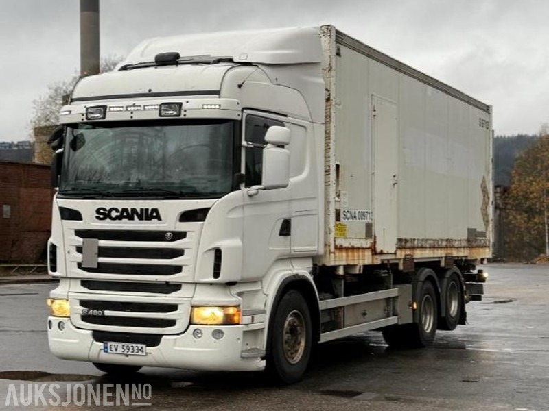 2011 Scania R480 LB6X2HNB – 491 hk – EU-godkjent til 24/09/2026 - Cserefelépítményes teherautó: 2 kép. 2011 Scania R480 LB6X2HNB – 491 hk – EU-godkjent til 24/09/2026 - Cserefelépítményes teherautó: 2 kép.