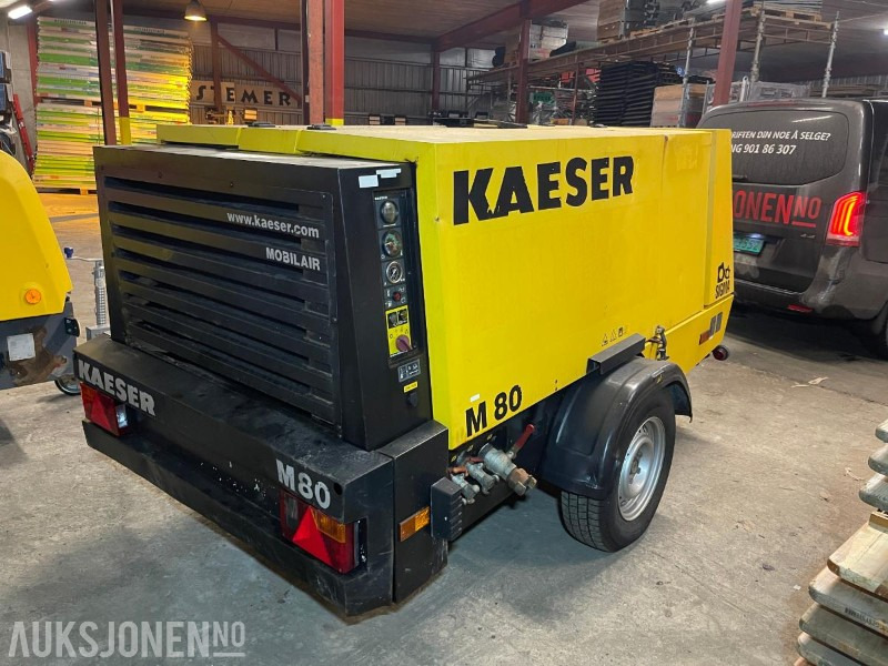 2012 Kaeser M 80 Tilhenger kompressor - Építőipari berendezések: 4 kép. 2012 Kaeser M 80 Tilhenger kompressor - Építőipari berendezések: 4 kép.