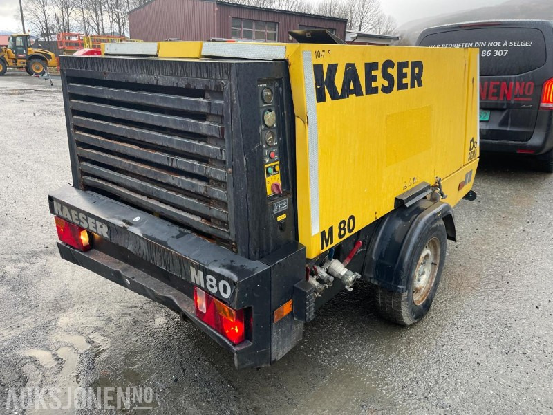 2012 Kaeser M 80 tilhenger kompressor med 2654 timer - Építőipari berendezések: 5 kép. 2012 Kaeser M 80 tilhenger kompressor med 2654 timer - Építőipari berendezések: 5 kép.