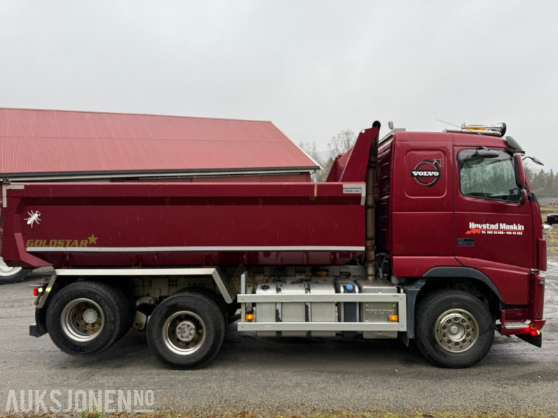 2013 Volvo FH 540 Tippbil / KM 210975 / Løfteboggi / Bladfjærer / Navreduksjon / Maur Kasse – Pen og velholdt - Billenőplatós teherautó: 5 kép. 2013 Volvo FH 540 Tippbil / KM 210975 / Løfteboggi / Bladfjærer / Navreduksjon / Maur Kasse – Pen og velholdt - Billenőplatós teherautó: 5 kép.