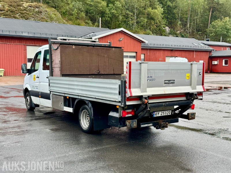 Platós teherautó 2014 Mercedes-Benz Sprinter 516 CDI planbil, 5-tonn, dobbelkabin, bakløft, lysbjelke: 7 kép.