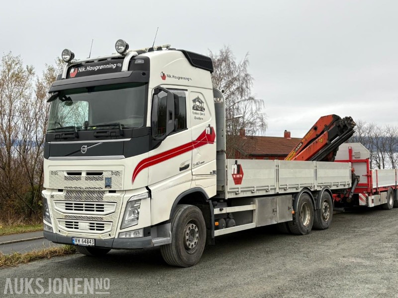 2014 VOLVO FH540 6X2 Euro6 Kranbil med Palfinger PK16502 - Darus autó: 1 kép. 2014 VOLVO FH540 6X2 Euro6 Kranbil med Palfinger PK16502 - Darus autó: 1 kép.