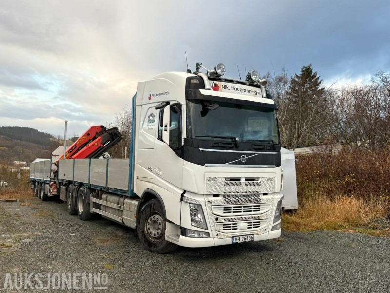 2015 VOLVO FH540 6X2 Euro6 Kranbil med Palfinger PK16502 - Darus autó: 3 kép. 2015 VOLVO FH540 6X2 Euro6 Kranbil med Palfinger PK16502 - Darus autó: 3 kép.