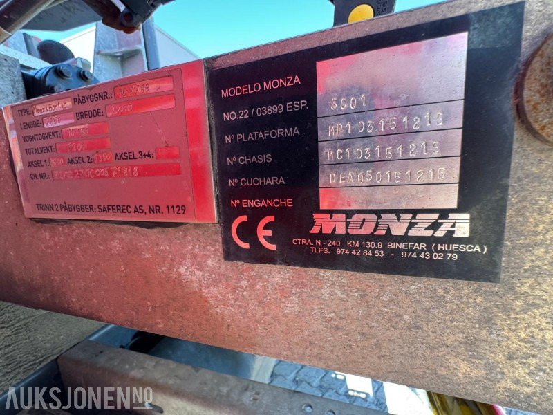 Tűzoltóautó 2016 Iveco Daily Redningsbil – MONZA 5001AC – Vinsj, fjernstyring, CE-merket – 105 529 km: 17 kép.