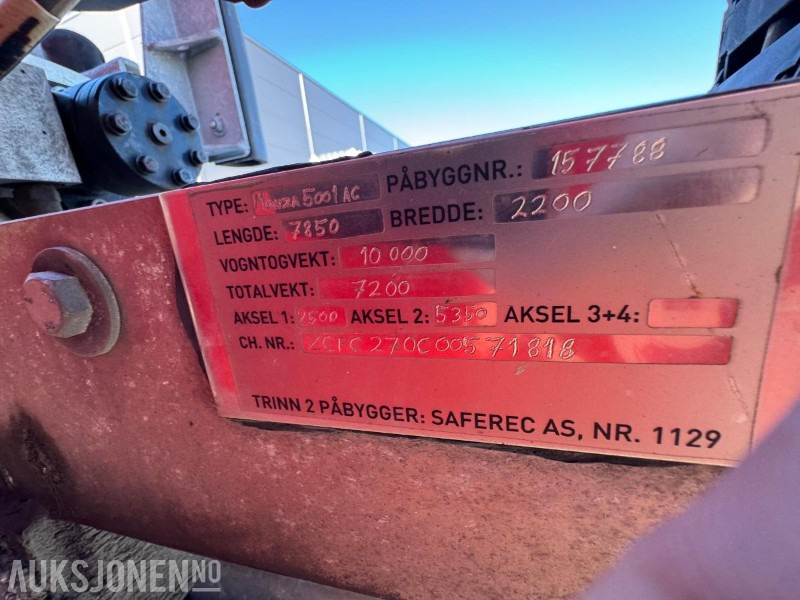 Tűzoltóautó 2016 Iveco Daily Redningsbil – MONZA 5001AC – Vinsj, fjernstyring, CE-merket – 105 529 km: 18 kép.