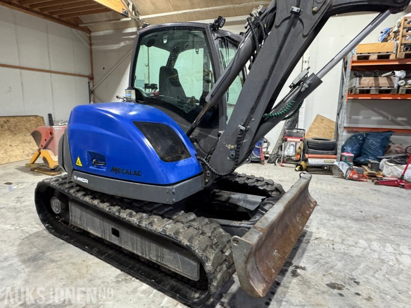 Minikotró 2016 Mecalac 8MCR-T4 gravemaskin: 6 kép. Minikotró 2016 Mecalac 8MCR-T4 gravemaskin: 6 kép.