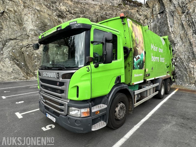 2016 Scania P320 Komprimatorbil - NY EU/2 kammer Inkl. biokammer/MTM påbygg, 277256km - Szemetesautó: 1 kép. 2016 Scania P320 Komprimatorbil - NY EU/2 kammer Inkl. biokammer/MTM påbygg, 277256km - Szemetesautó: 1 kép.