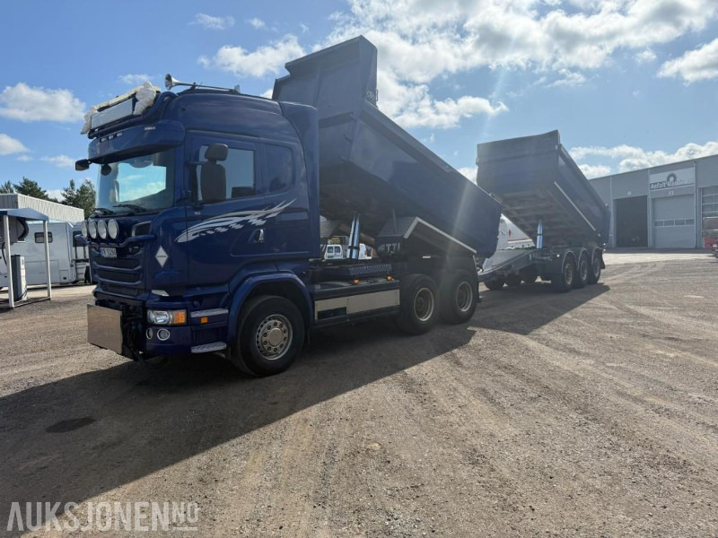 2016 Scania R730 6X4 Euro6 TIPPBIL M/ NOR SLEP HENGER BRØYTERIGGET NYLIG EU GODKJENT. - Billenőplatós teherautó: 3 kép. 2016 Scania R730 6X4 Euro6 TIPPBIL M/ NOR SLEP HENGER BRØYTERIGGET NYLIG EU GODKJENT. - Billenőplatós teherautó: 3 kép.