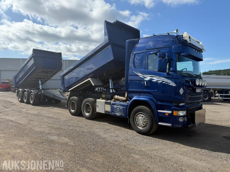 2016 Scania R730 6X4 Euro6 TIPPBIL M/ NOR SLEP HENGER BRØYTERIGGET NYLIG EU GODKJENT. - Billenőplatós teherautó: 4 kép. 2016 Scania R730 6X4 Euro6 TIPPBIL M/ NOR SLEP HENGER BRØYTERIGGET NYLIG EU GODKJENT. - Billenőplatós teherautó: 4 kép.