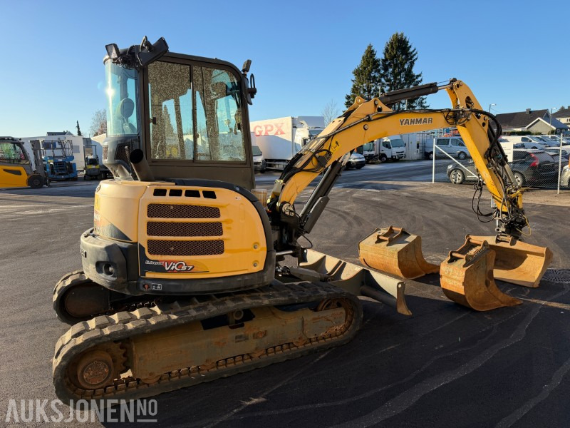 2016 Yanmar VIO57-U minigraver – Rototilt • 3 skuffer • Sentralsmøring • Kun 2 180 timer - Minikotró: 5 kép. 2016 Yanmar VIO57-U minigraver – Rototilt • 3 skuffer • Sentralsmøring • Kun 2 180 timer - Minikotró: 5 kép.