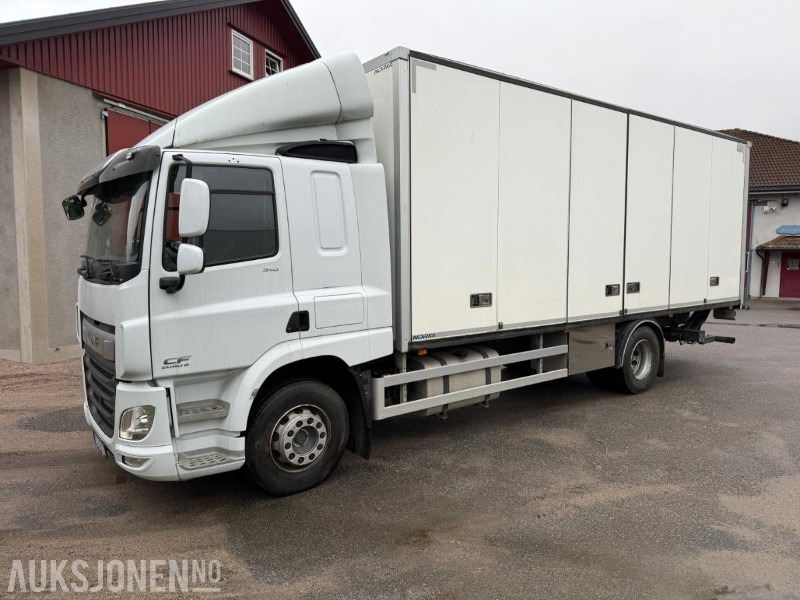 2017 DAF CF 310 SKAPBIL M/FULL SIDEÅPNING 18 PALLER SERVICEHISTORIKK. - Dobozos felépítményű teherautó: 1 kép. 2017 DAF CF 310 SKAPBIL M/FULL SIDEÅPNING 18 PALLER SERVICEHISTORIKK. - Dobozos felépítményű teherautó: 1 kép.