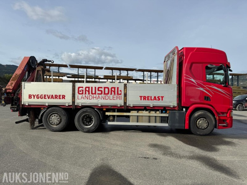 2017 Scania R500 planbil med HMF kran - Darus autó: 2 kép. 2017 Scania R500 planbil med HMF kran - Darus autó: 2 kép.