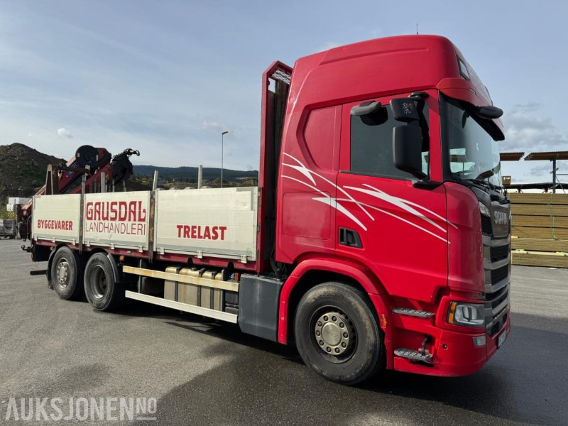 2017 Scania R500 planbil med HMF kran - Darus autó: 3 kép. 2017 Scania R500 planbil med HMF kran - Darus autó: 3 kép.