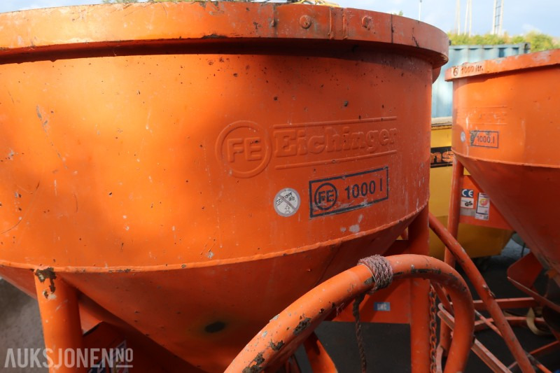 2018 Eichinger betongtobb 1000 liter / sertifisert til 03.26 - Építőipari berendezések: 2 kép. 2018 Eichinger betongtobb 1000 liter / sertifisert til 03.26 - Építőipari berendezések: 2 kép.