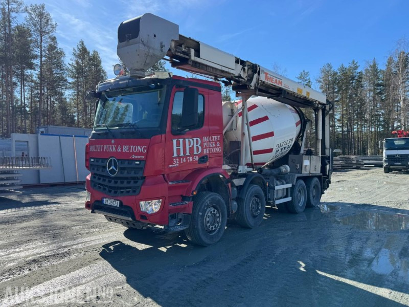 2018 Mercedes-Benz Arocs båndbil til betong - Betonmixer: 1 kép. 2018 Mercedes-Benz Arocs båndbil til betong - Betonmixer: 1 kép.
