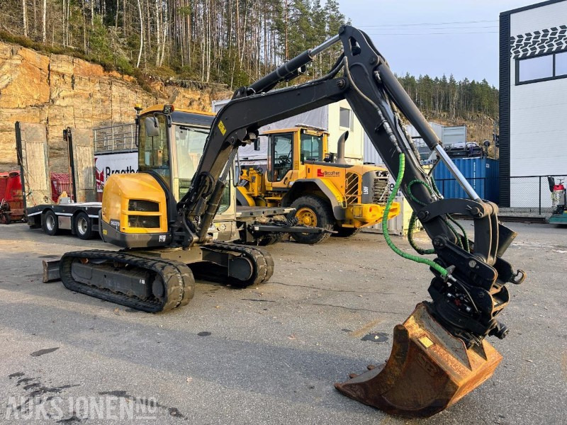 2019 VOLVO ECR50D MINIGRAVER 5 TONN STEELWRIST TILTROTATOR S40 1945 TIMER - Minikotró: 2 kép. 2019 VOLVO ECR50D MINIGRAVER 5 TONN STEELWRIST TILTROTATOR S40 1945 TIMER - Minikotró: 2 kép.