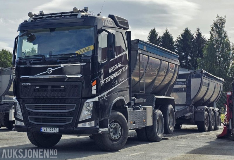 2019 Volvo FH540 6x4 tippbil komplett med asfaltbalje, tippkasse og henger - Billenőplatós teherautó: 1 kép. 2019 Volvo FH540 6x4 tippbil komplett med asfaltbalje, tippkasse og henger - Billenőplatós teherautó: 1 kép.