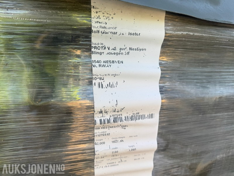 2022 1 pall med ny ventillasjonsduk Ø2 meter x 400 meter - Építőipari berendezések: 3 kép. 2022 1 pall med ny ventillasjonsduk Ø2 meter x 400 meter - Építőipari berendezések: 3 kép.