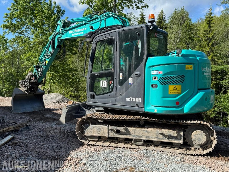 2022 Kobelco SK75SR-7 / Tiltrotator / 866 timer - Kotrógép: 2 kép. 2022 Kobelco SK75SR-7 / Tiltrotator / 866 timer - Kotrógép: 2 kép.