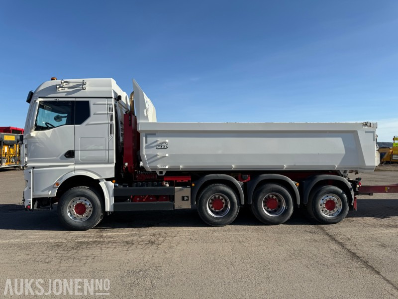2022 MAN TGX 35.510 - Bil og henger. Grus og asfalt kasser - Billenőplatós teherautó: 3 kép. 2022 MAN TGX 35.510 - Bil og henger. Grus og asfalt kasser - Billenőplatós teherautó: 3 kép.